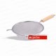 P374.020 Rozsdamentes dupla hálós szűrő fa nyél Ø:20cm