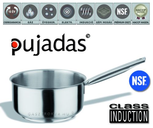 P200.020 Nyeles szószos lábas Ø:20cm 3,1L