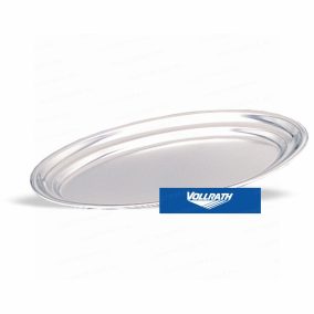 P317.025 Rozsdamentes ovális tálca 25x17,2cm