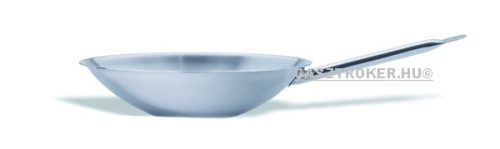 P239.236 Rozsdamentes wok lapos aljjal Ø:36cm 5,5L