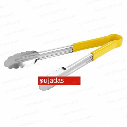 P358.404 Rozsdamentes fogó csipesz sárga nyél 40cm