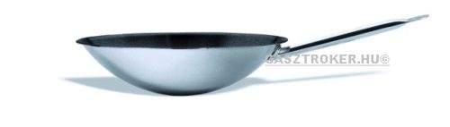 P239.436 Rozsdamentes wok 5 rétegű tapadásmentes Ø:36cm 6L
