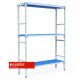 P7003 GN2/3 HORECA állvány 3db polc 104,5x38,5x175cm