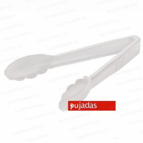 P358.231 Polikarbonát fogó csipesz fehér 23cm