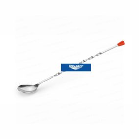 P319.100 Rozsdamentes csavart nyelű koktélkanál 28cm