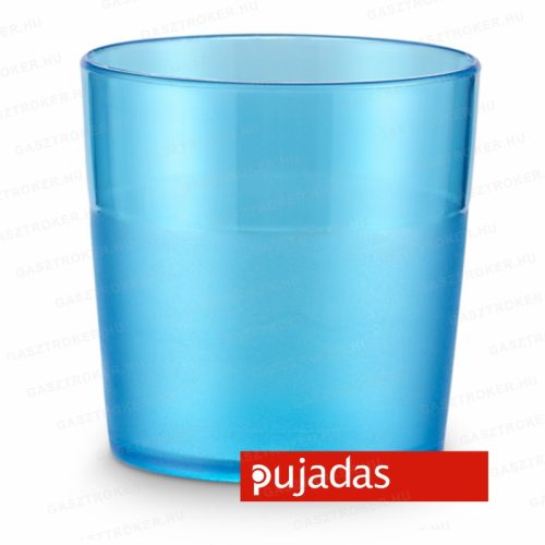 P924.002A Polikarbonát pohár kék Ø:7cm 1,7dl