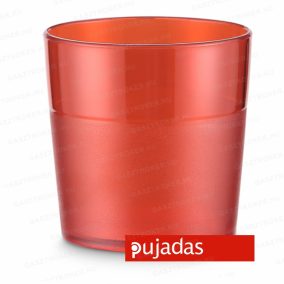 P924.002R Polikarbonát pohár piros Ø:7cm 1,7dl