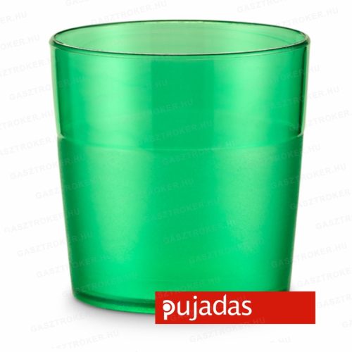 P924.002V Polikarbonát pohár zöld Ø:7cm 1,7dl