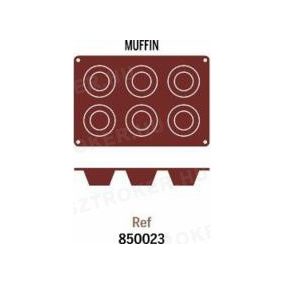 P850.023 6 részes szilikon forma muffin 3,7cm Ø7cm